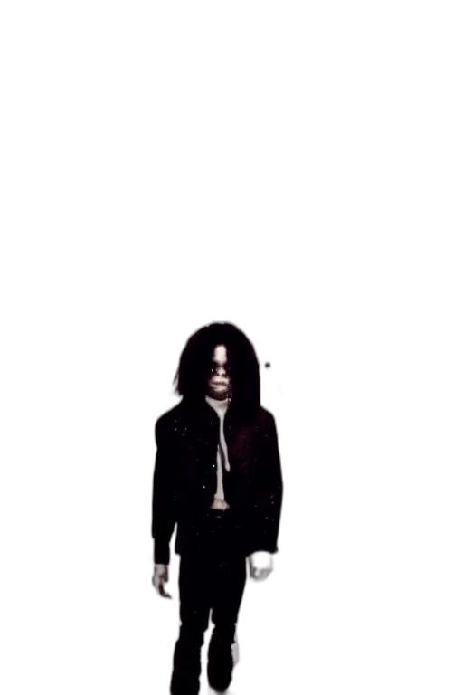 jacket, staff, creature, mask, pixel art, concept art, photorealistic, 3d render transparent PNG cut-out