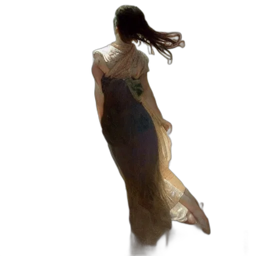 dress, staff, jewelry, creature, concept art, photorealistic, fantasy art, oil painting transparent PNG cut-out