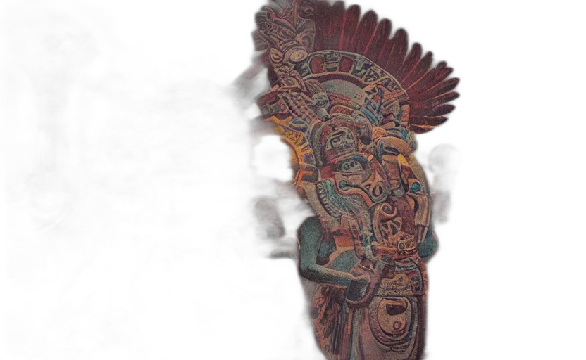 mask, jewelry, crown, staff, 3d render, photorealistic, concept art, misteriuos transparent PNG cut-out