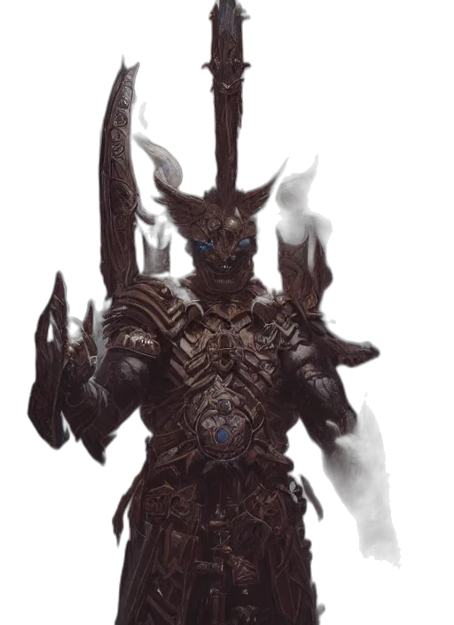 staff, dragon, sword, mask transparent PNG cut-out