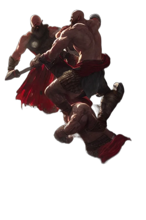 sword, weapon, concept art, fantasy art, comic book art, pixel art, red, kratos transparent PNG cut-out