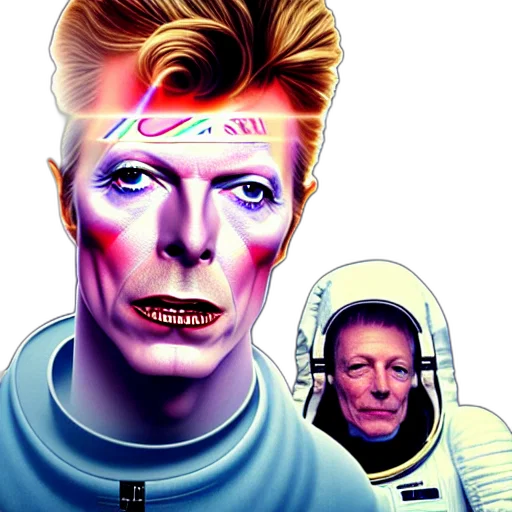 face, comic book art, concept art, vaporwave transparent PNG cut-out