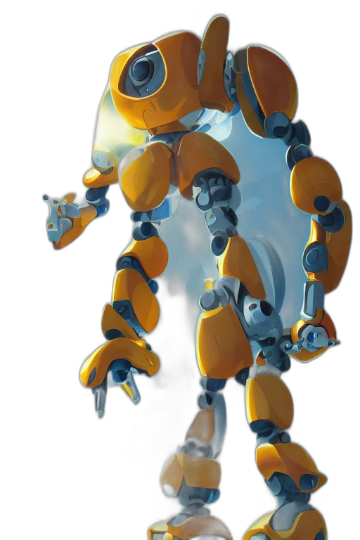 robot, creature, weapon, animal, concept art, 3d render, pixel art, fantasy art transparent PNG cut-out