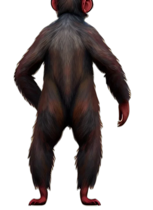 creature, animal, hair, staff transparent PNG cut-out