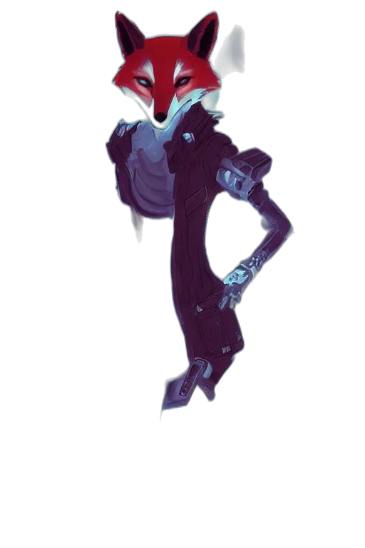 robot, creature, mask, jacket transparent PNG cut-out