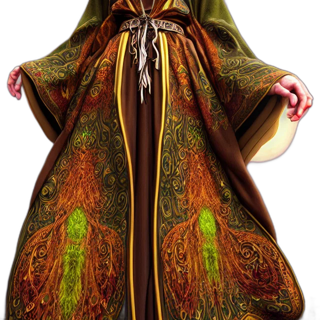 dress, jacket, mask, staff, 3d render, concept art, photorealistic, fantasy art transparent PNG cut-out
