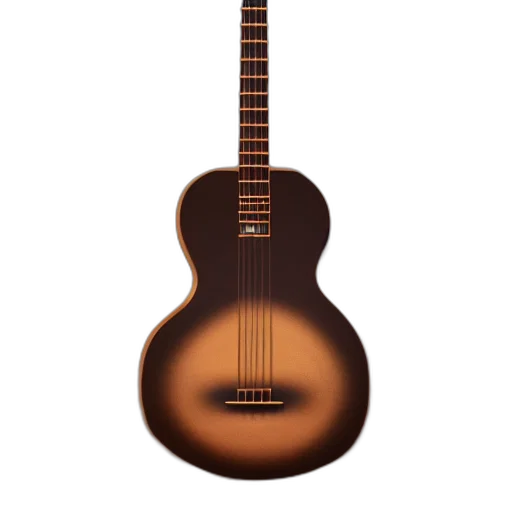weapon, 3d render, photorealistic, guitar, unreal, engine, octane, render transparent PNG cut-out