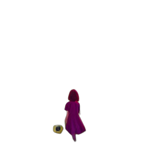 robot, staff, dress, hat, pixel art, concept art, 3d render, fantasy art transparent PNG cut-out
