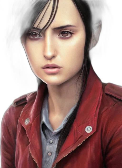 face, jacket, hat, mask, photorealistic, concept art, fantasy art, comic book art transparent PNG cut-out