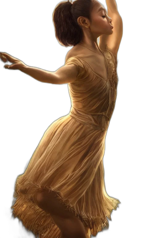 dress, staff, concept art, photorealistic transparent PNG cut-out