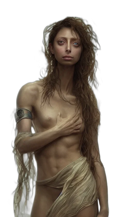 hair, jewelry, dress, face transparent PNG cut-out