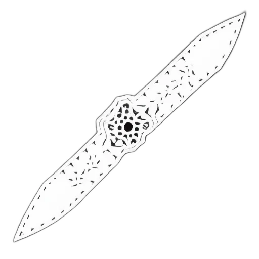 sword, weapon, staff, flower transparent PNG cut-out