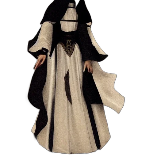 dress, concept art, 3d render, dark transparent PNG cut-out