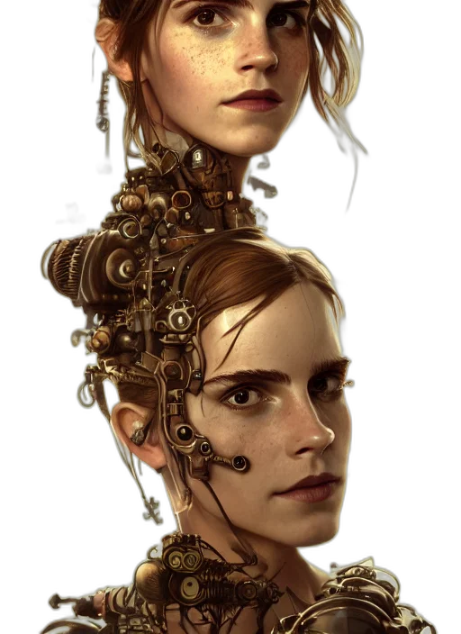 crown, face, robot, mask transparent PNG cut-out