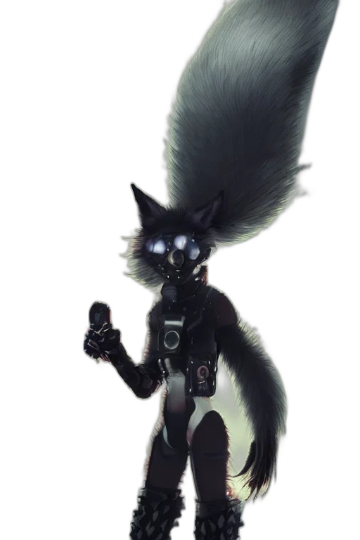 staff, animal, creature, robot transparent PNG cut-out