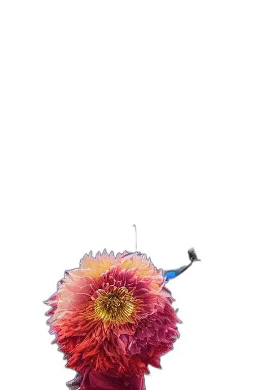 flower, staff, umbrella, robot, 3d render, photorealistic, watercolor, concept art transparent PNG cut-out