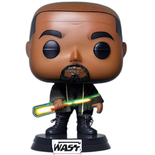weapon, kanye, west, jedi, funkopop, photostudio transparent PNG cut-out