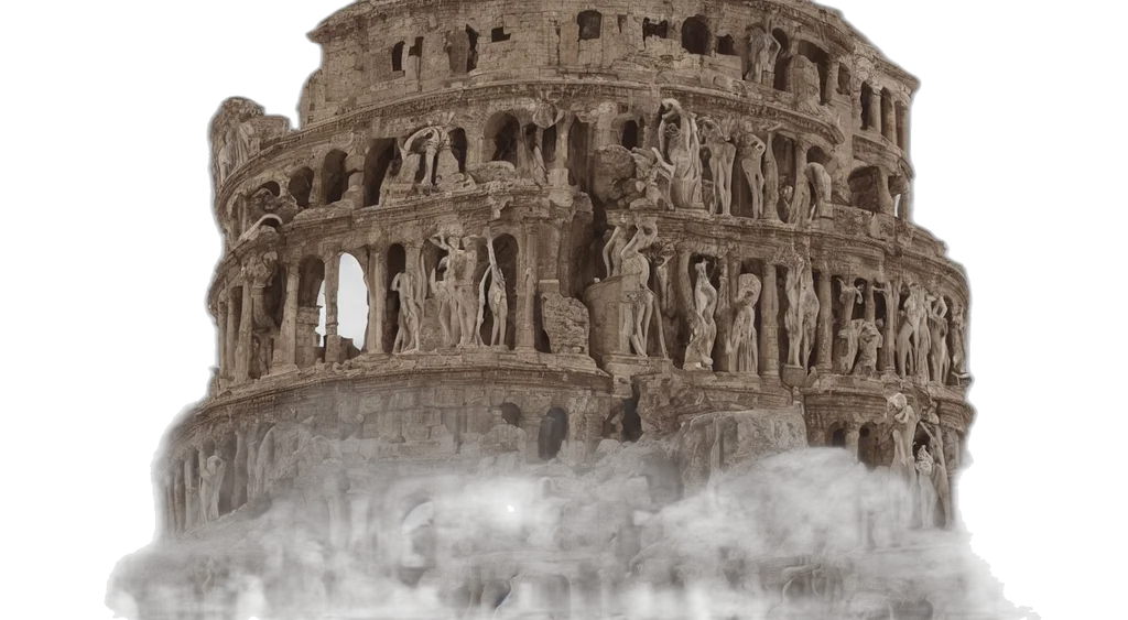 building, concept art, photorealistic, 3d render transparent PNG cut-out