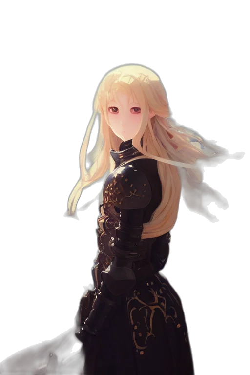 dress, dragon, staff, crown transparent PNG cut-out