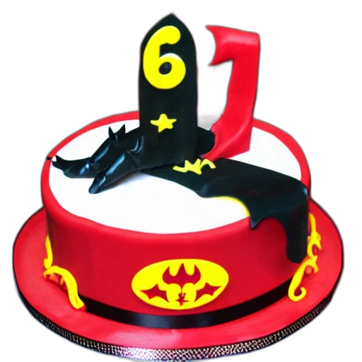 3d render, chinese, bat, superhero, birthday, cake, kodak, film transparent PNG cut-out