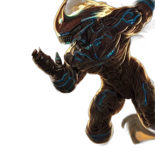 robot, creature, concept art, fantasy art transparent PNG cut-out