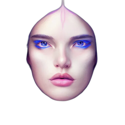 face, mask, crown, jewelry transparent PNG cut-out
