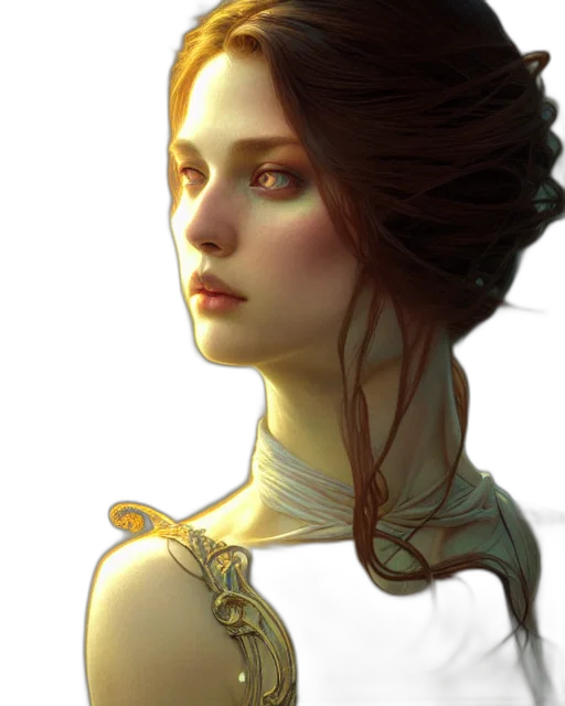 face, crown, jewelry, staff, fantasy art, photorealistic, concept art, pixel art transparent PNG cut-out