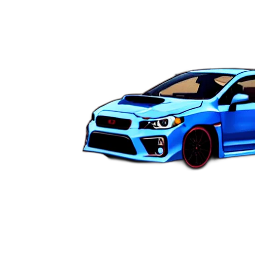 car, 3d render, photorealistic, concept art transparent PNG cut-out