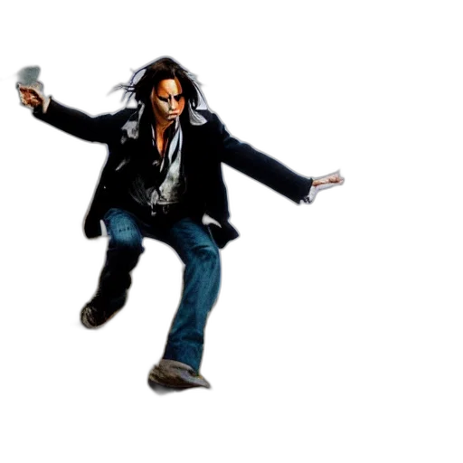 jacket, weapon, staff, concept art transparent PNG cut-out