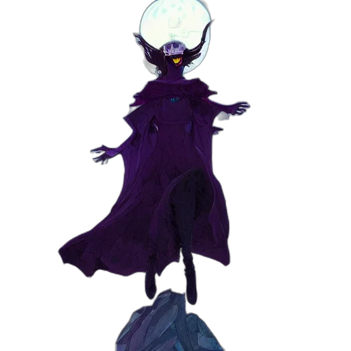 creature, staff, crown, mask, concept art, fantasy art, pixel art, watercolor transparent PNG cut-out