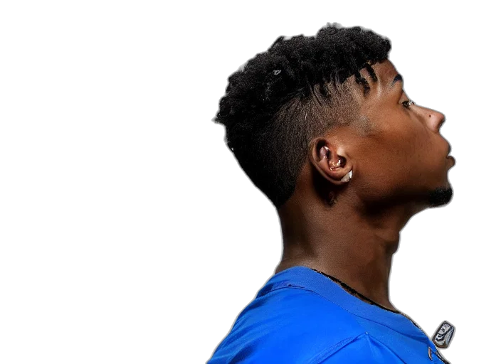 hair, face, side, profile, shot, kentrell, gaulden, youngboy transparent PNG cut-out