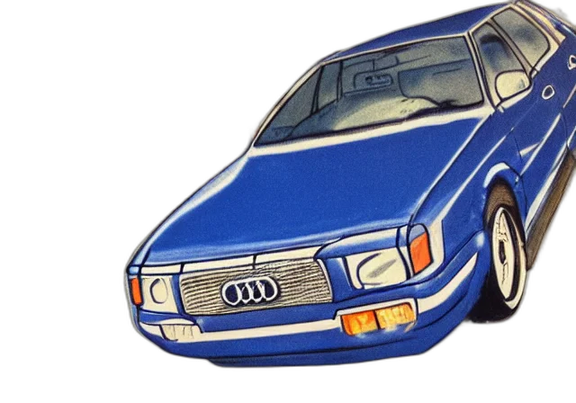 car, photorealistic, concept art, highly transparent PNG cut-out