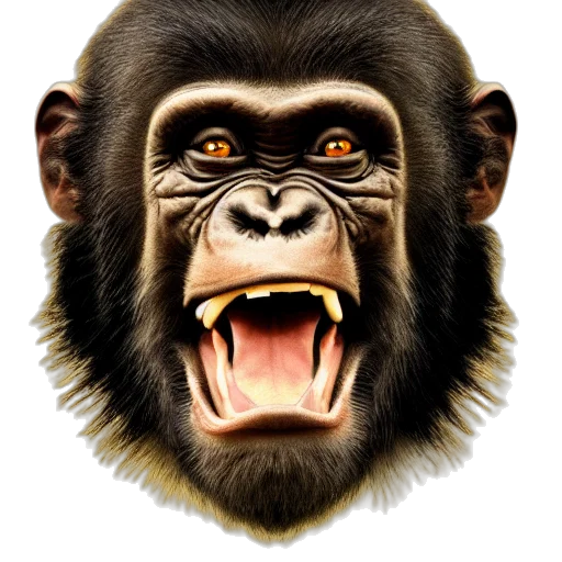 animal, face, creature, mask, photorealistic, concept art, cartoon, 3d render transparent PNG cut-out