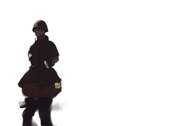 staff, weapon, jacket, robot transparent PNG cut-out