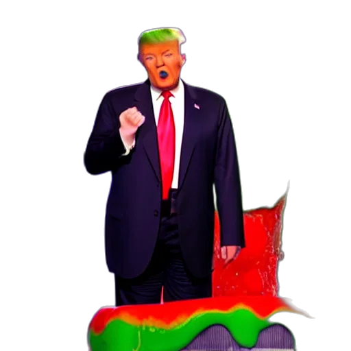 creature, animal, hat, weapon, concept art, pixel art, vaporwave, 3d render transparent PNG cut-out