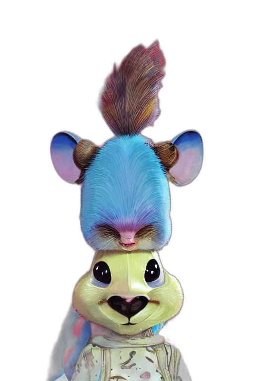 animal, creature, staff, hat transparent PNG cut-out