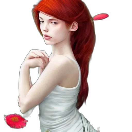 dress, jewelry, fantasy art, cartoon transparent PNG cut-out