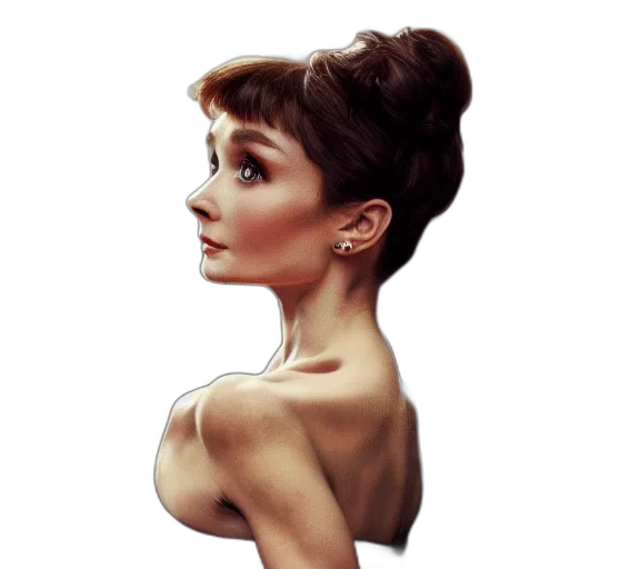 dress, face, jewelry, crown transparent PNG cut-out