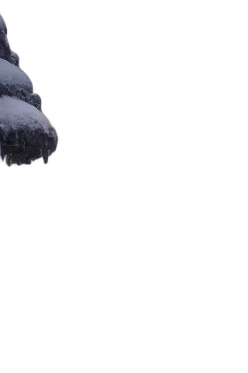 umbrella, hat, jacket, crown, 3d render, photorealistic, concept art, snow transparent PNG cut-out