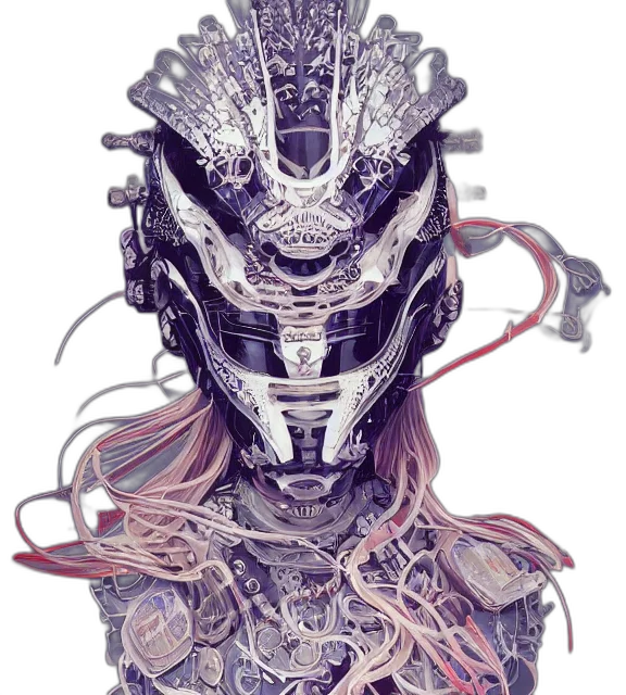 mask, robot, creature, face transparent PNG cut-out