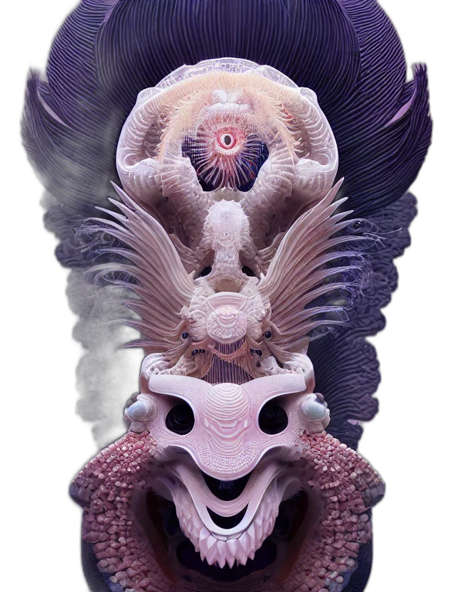 mask, dragon, creature, animal transparent PNG cut-out