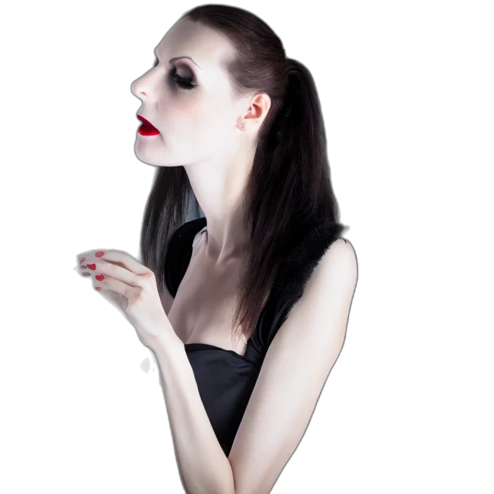 dress, face, staff, mask transparent PNG cut-out