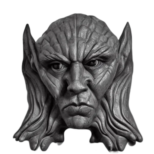 mask, face, creature, staff transparent PNG cut-out