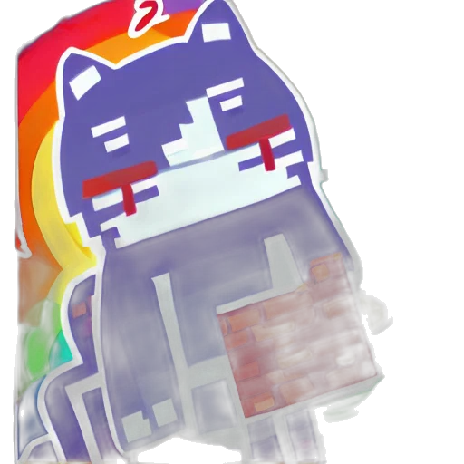 robot, staff, vaporwave, pixel art, 3d render, concept art, colorful, pastel transparent PNG cut-out
