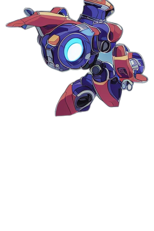 robot, weapon, staff, concept art transparent PNG cut-out