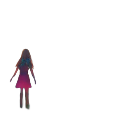 dress, hair, robot, creature, anime, 3d render, pixel art, concept art transparent PNG cut-out
