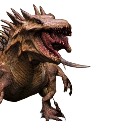 dragon, creature, animal, 3d render transparent PNG cut-out