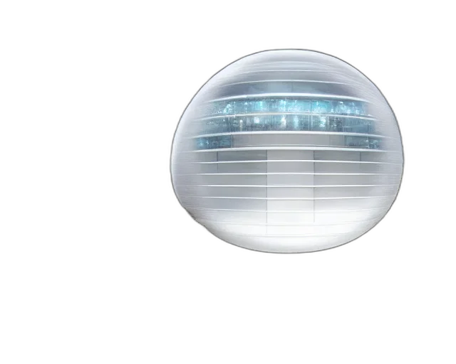 robot, 3d render, concept art, outer space, futuristic, innovation, modular, dome transparent PNG cut-out