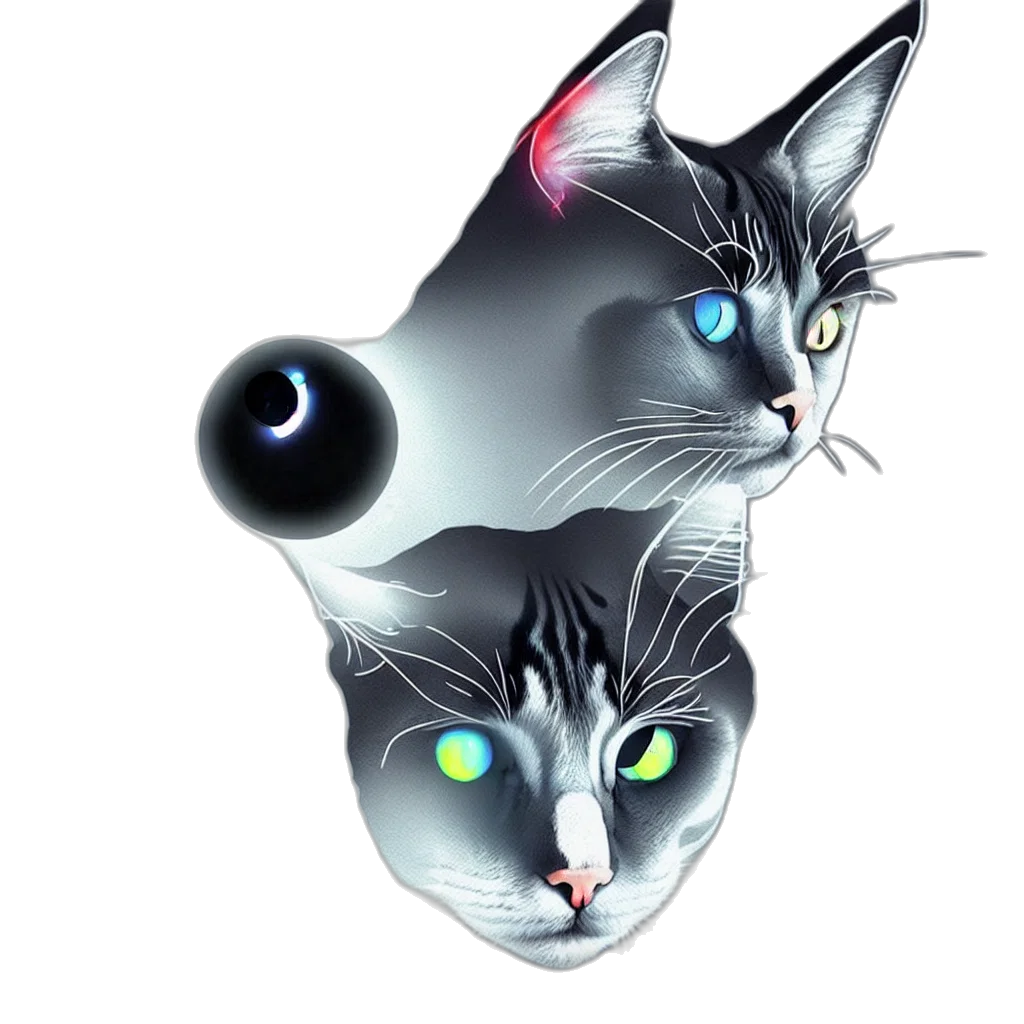 staff, fantasy art, concept art, photorealistic, 3d render, outer space, cat, very transparent PNG cut-out