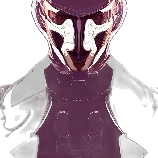 mask, robot, face, jacket transparent PNG cut-out